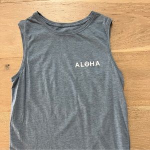 Lululemon love tank size 4 special edition Aloha blue tank